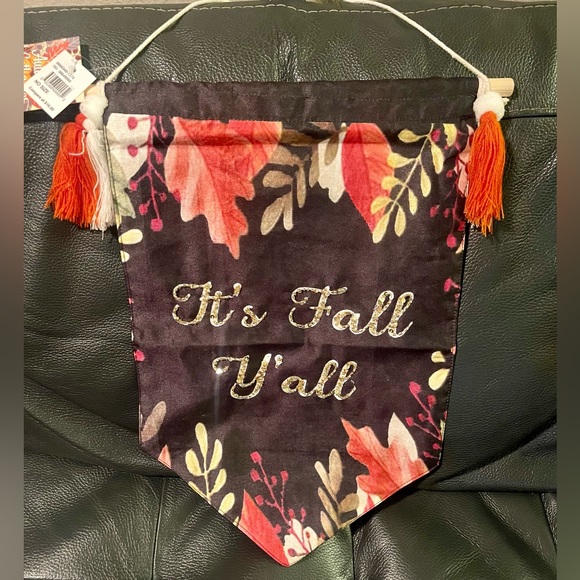 NWT 11.5"×17" Brand: Autumn Gathering “It's Fall Y'all”
Wall Decor - Picture 2 of 3